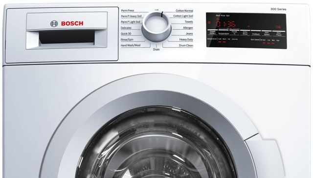 Bosch 300 Series Compact Front Load Washer-White-WAT28400UC - 5