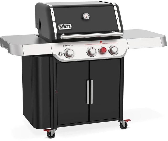 Weber® Grills® Genesis SI-E-330 Natural Gas Black Freestanding Grill ...