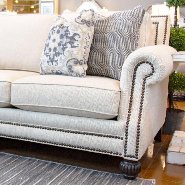 Mayo Bennington Khaki Sofa with Stain-Resistant Fabric-3