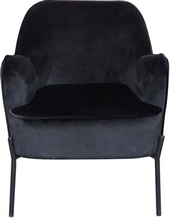 Primo™ International Morley Velvet Black Accent Chair