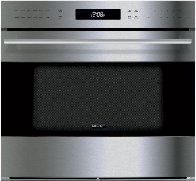 Wolf® E Series 30" Stainless Steel Transitional Single Electric Wall Oven