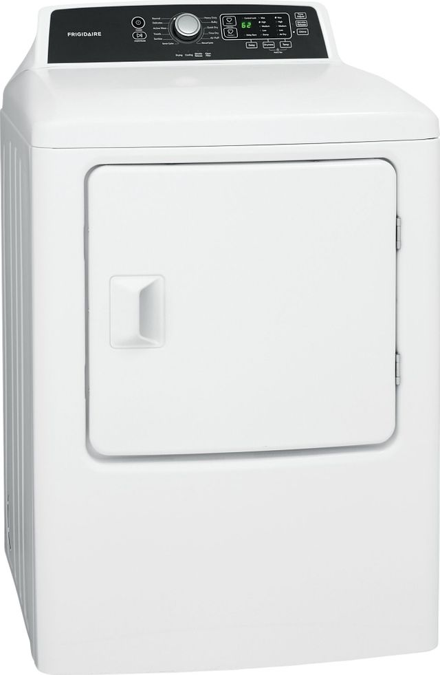 Frigidaire® 6.7 Cu. Ft. Classic White Gas Dryer 5