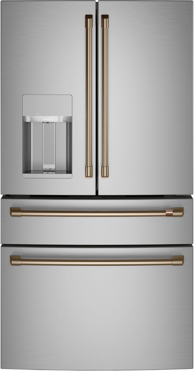 Café™ Brushed Bronze Refrigeration Handle Kit-2