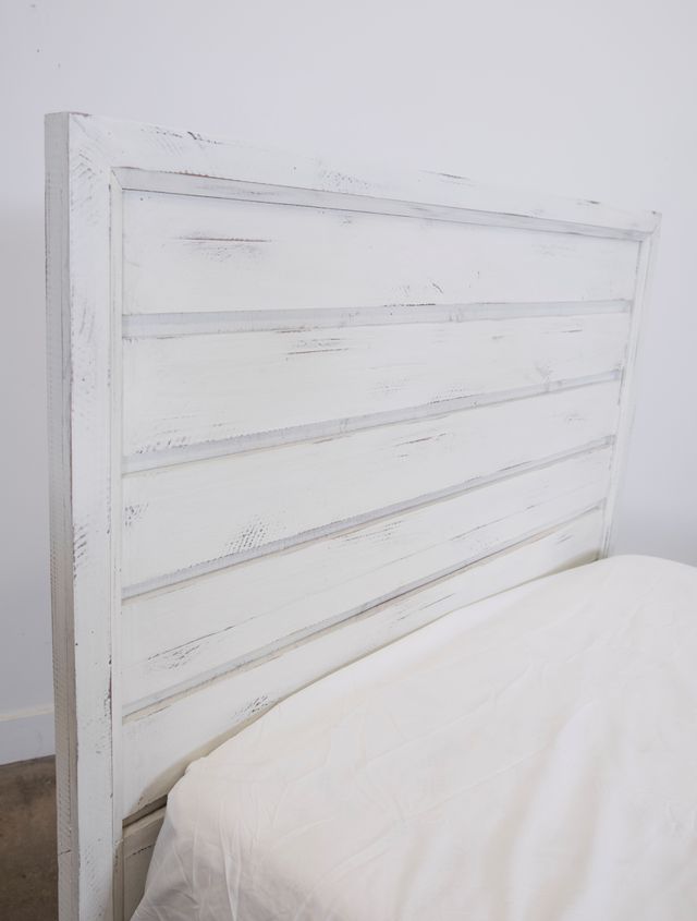 Vintage Furniture Windjammer Nero White King Panel Bed-2