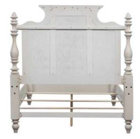 Liberty High Country Antique White Queen Poster Bed 5