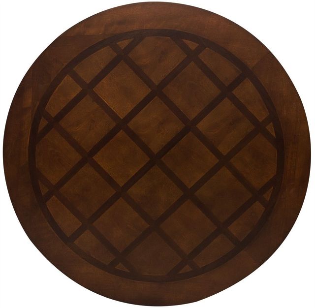 Homelegance® Lordsburg Brown Cherry Round Dining Table 1