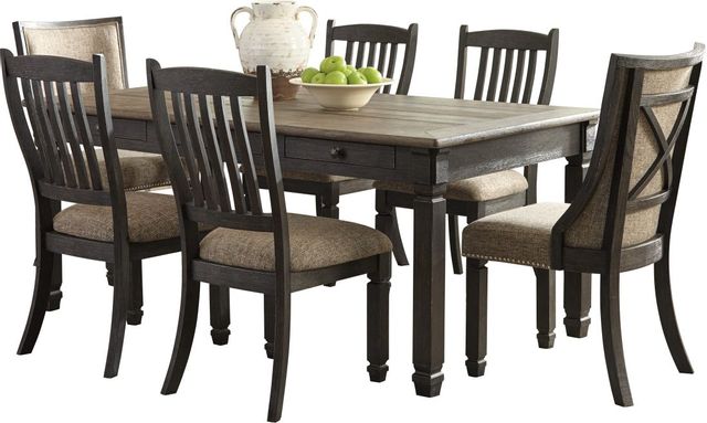 Signature Design by Ashley® Tyler Creek Black/Grayish Brown Dining Room Side Chair 2