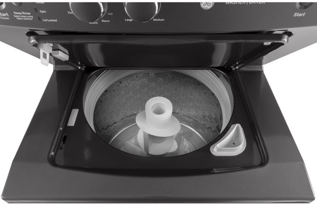 GE® Unitized Spacemaker® 3.8 Cu. Ft. Washer, 5.9 Cu. Ft. White On White Electric Dryer 9