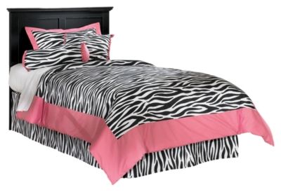 Tête de lit à panneaux simple simple Maribel, noir, Signature Design by Ashley® 1