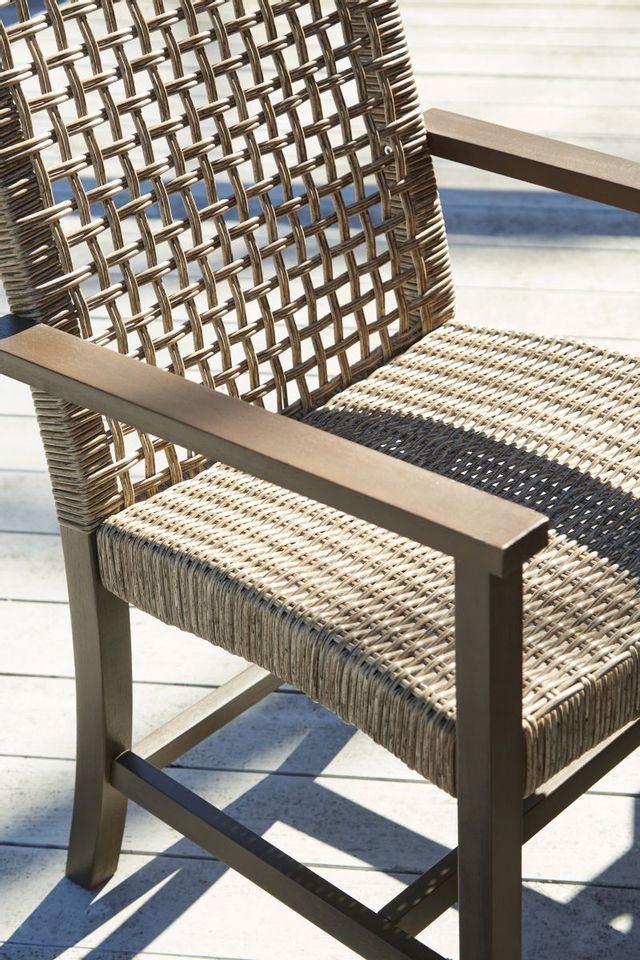 Signature Design by Ashley® Germalia 2-Piece2 Brown Outdoor Dining Arm Chair Set-1
