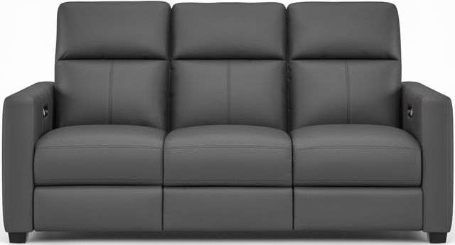 Flexsteel® Broadway Shale Power Reclining Sofa with Power Headrests-1