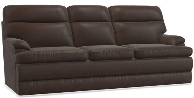 La-Z-Boy® Miles Walnut Leather Sofa