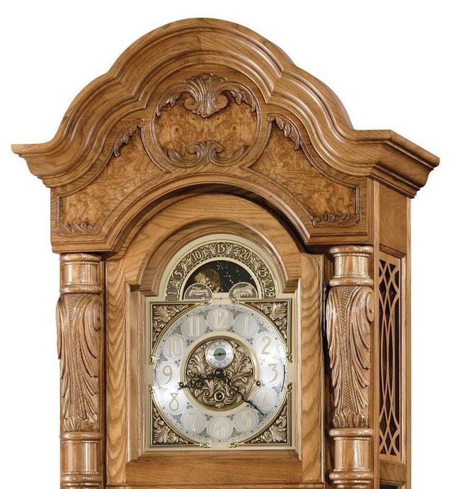 Howard Miller® Nicolette Golden Oak Grandfather Clock 1