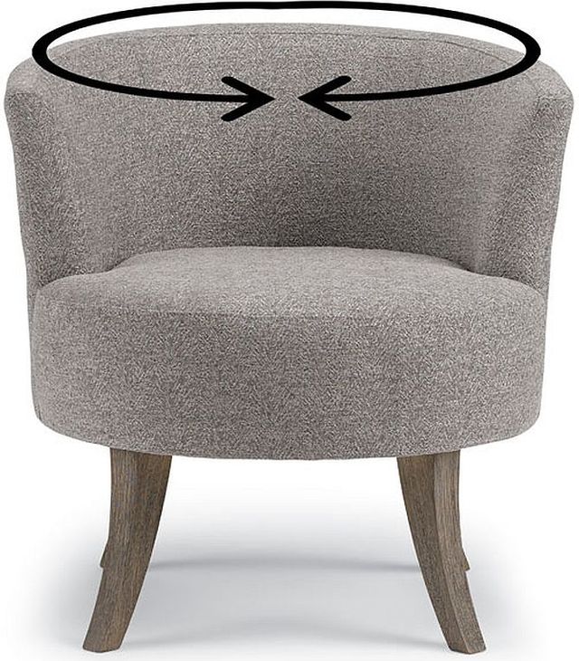 Best™ Home Furnishings Steffen Riverloom Swivel Chair 1