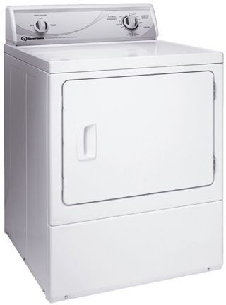 Speed Queen Rear Control Electric Dryer-White