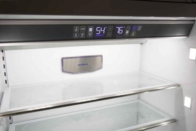 Viking® 7 Series 20.0 Cu. Ft. Alluvial Blue Professional Built In Left Hinge Bottom Freezer Refrigerator 2