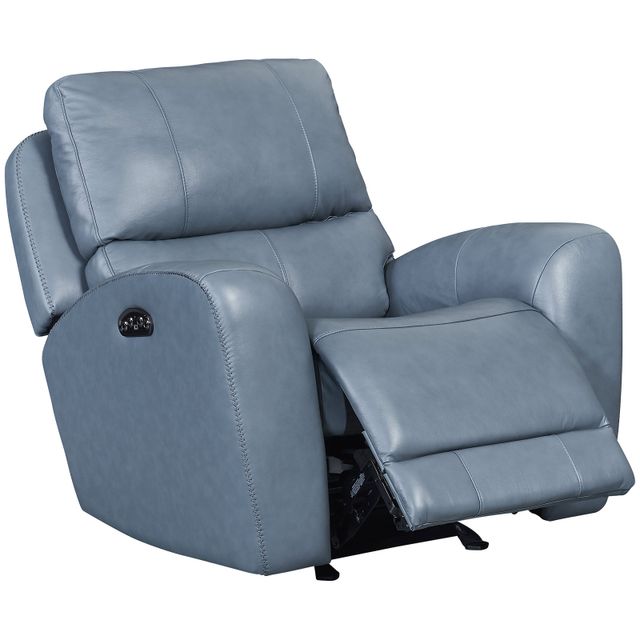 Leather Italia Bel Aire Leather Glider Recliner With Power Head and Foot-1