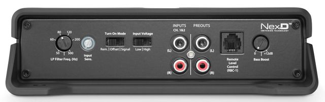 JL Audio® 500 W Monoblock Class D Subwoofer Amplifier 3