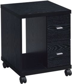 Coaster® Russell Black Oak 2-Drawer Computer Stand