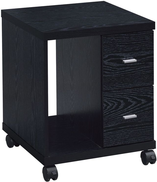 Coaster® Russell Black Oak 2-Drawer CPU Stand-0