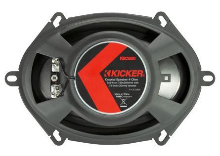 Kicker® KS Series KSC680 6" X 8" Coaxial Speakers 3