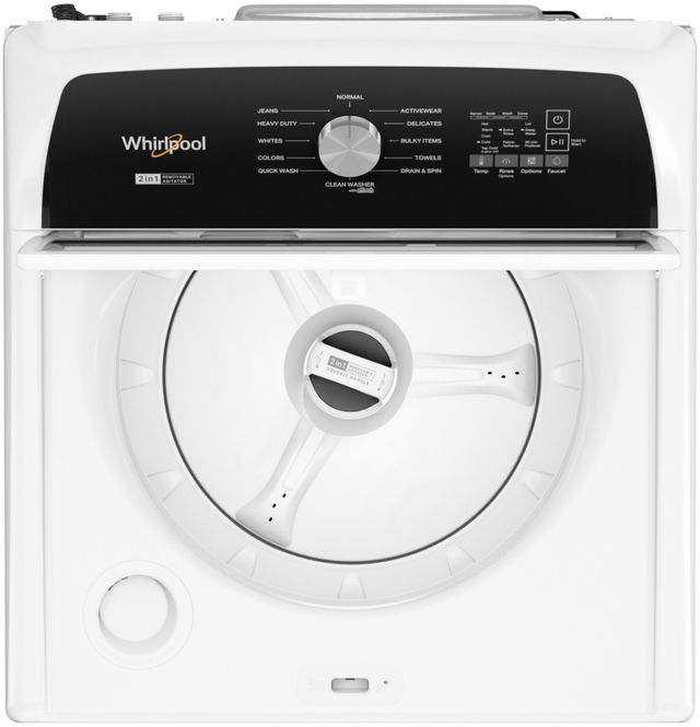 WTW5057LW | WED5050LW - Whirlpool Top Load Laundry Pair With a 47 to 4.8 Cu Ft Washer with 2-in-1 Removable Agitator and a 7.0 Cu Ft Electric Dryer-2