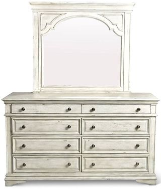 Steve Silver Co.® Highland Park Cathedral White Dresser and Mirror