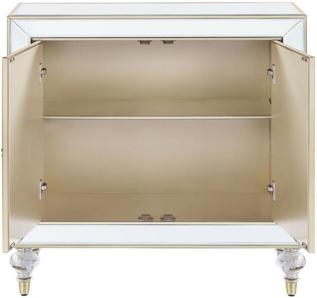 Coaster® Mirror/Champagne Accent Cabinet 2
