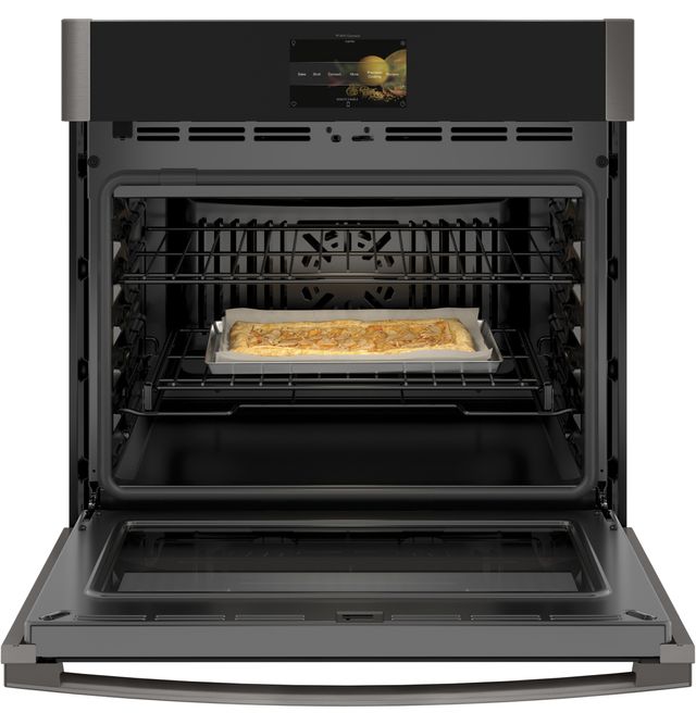 GE Profile™ 30" Black Stainless Electric Built In Single Oven-2