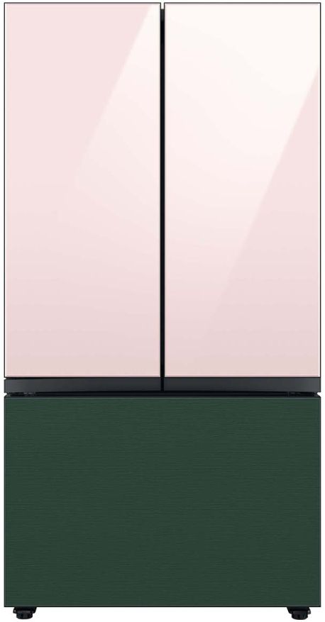 Samsung Bespoke 36" Emerald Green Steel French Door Refrigerator Bottom Panel 7