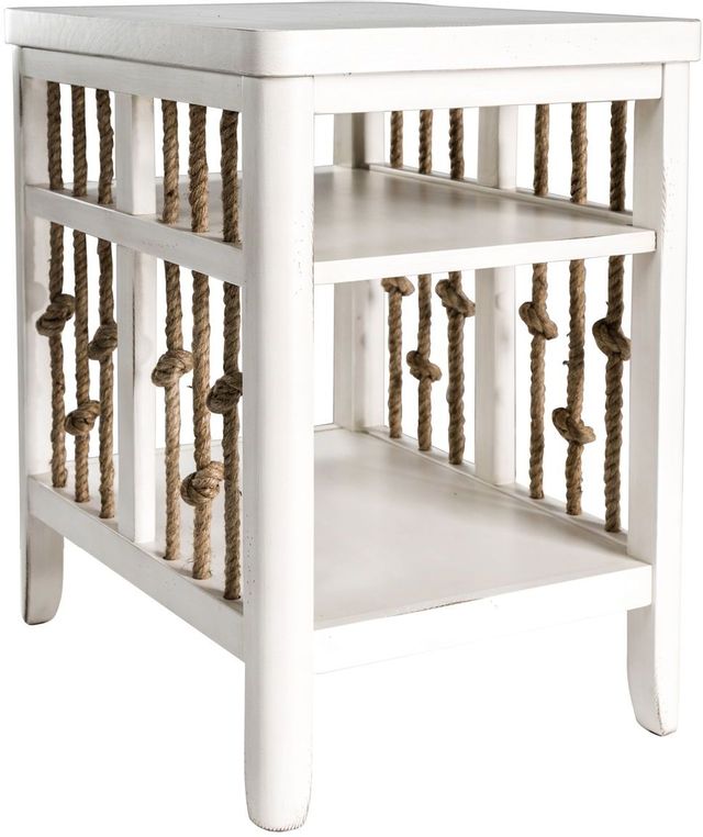 Liberty Furniture Dockside II White Chair Side Table 0