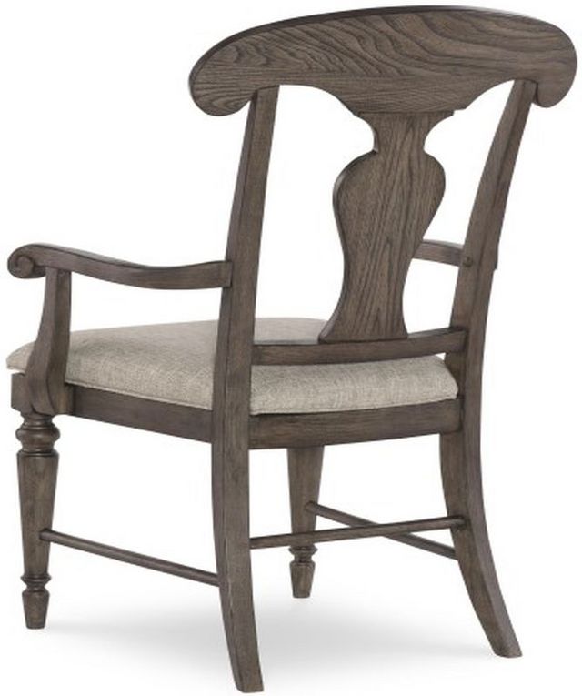 Legacy Classic Rustic Dark Elm Brookhaven Splat Back Arm Chair-1