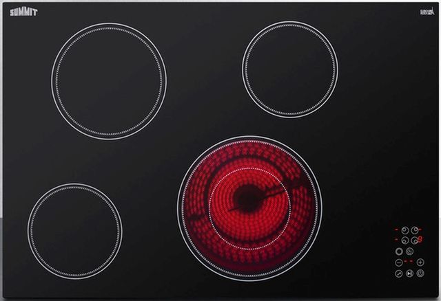 Summit® 30 Black Electric Cooktop, Fred's Appliance