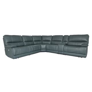 Parker House Shelby Azure 6-Piece Power Reclining Sectional