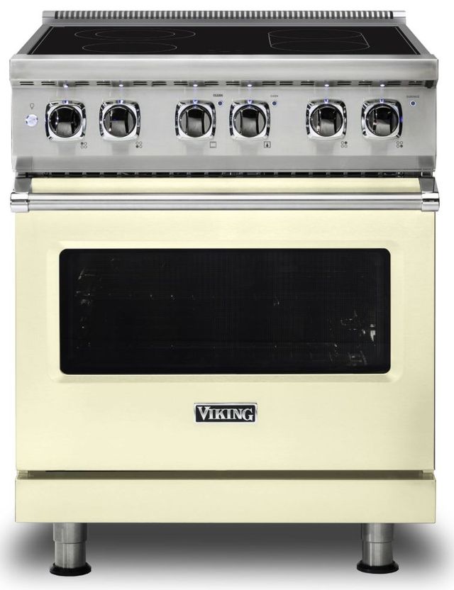 Viking® 5 Series 30" Vanilla Cream Slide In Electric Range