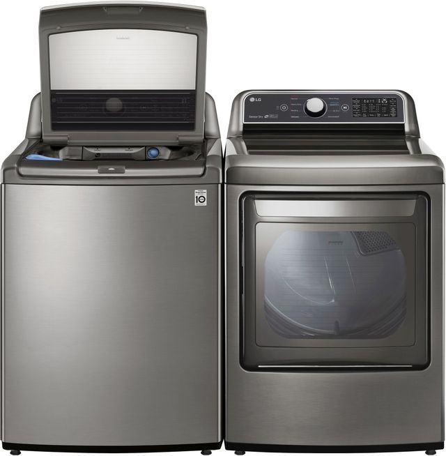 LG 5.6 Cu. Ft. Graphite Steel Top Load Washer 13