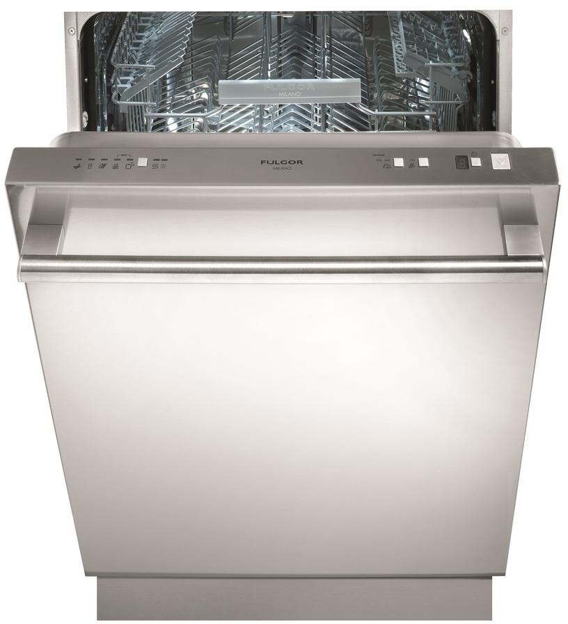 Fulgor® Milano 600 Series 24" Fully Integrated Dishwasher-Stainless Steel