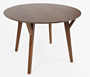 Jofran Inc. Copenhagen Round Brown Dining Table 0