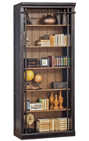 Martin Furniture Toulouse Aged Ebony 94" Tall Bookcase