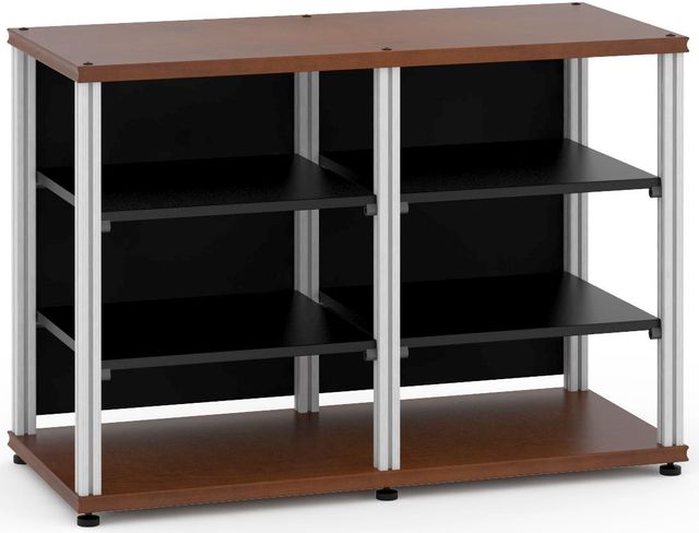 Salamander Designs® Synergy Twin 30 AV Cabinet-Dark Cherry/Aluminum ...