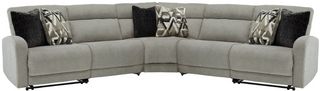 Signature Design By Ashley® Colleyville 5-Piece Stone Reclining Sectional