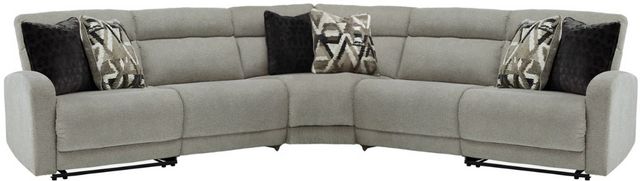 Signature Design By Ashley® Colleyville 5-Piece Stone Reclining Sectional-0