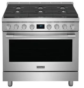 Frigidaire Professional® 36'' Stainless Steel Free Standing Dual Fuel Natural Gas Range
