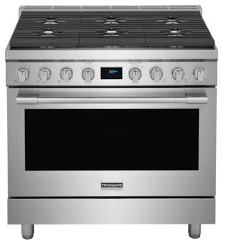 Frigidaire Professional® 36'' Stainless Steel Free Standing Dual Fuel Natural Gas Range-0