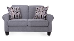 Decor-Rest® Furniture LTD 2025 Barbara Graphite Loveseat