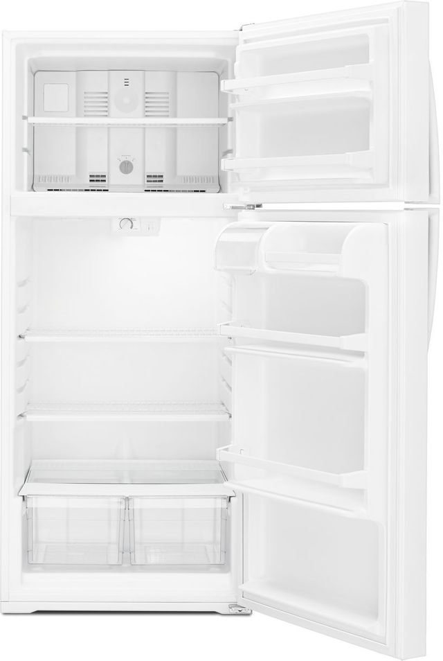 Whirlpool® 16.0 Cu. Ft. White Top Freezer Refrigerator 3