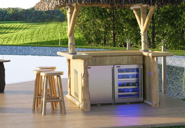 Perlick® Signature Series Sottile 3.1 Cu. Ft. Stainless Steel Outdoor Wine Cooler -1