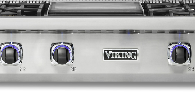 Viking® 7 Series 36" Stainless Steel Liquid Propane Rangetop-2