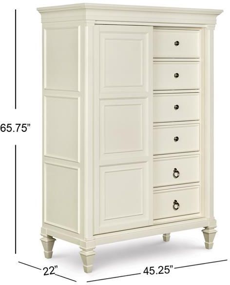 Magnussen® Home Ashby Patina White Chest 3