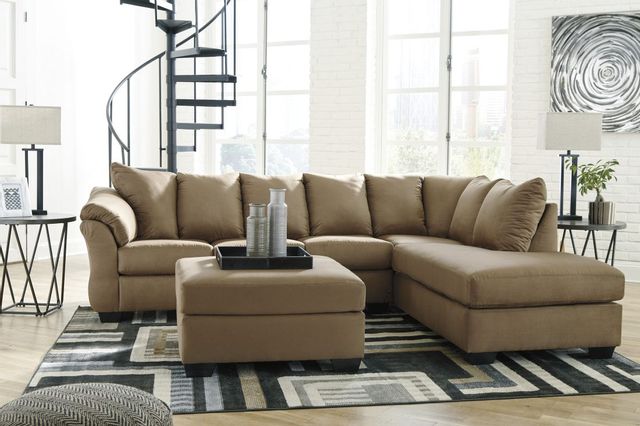 Signature Design by Ashley® Darcy Blue 2-Piece Sectional with Chaise 7